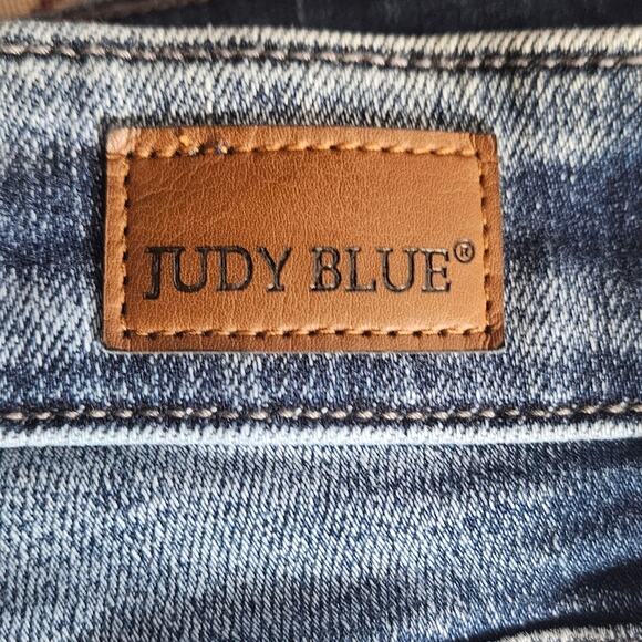 Judy Blue Boyfriend Fit Distressed Medium Wash Blue Jeans, sz 18W - Picture 5 of 8
